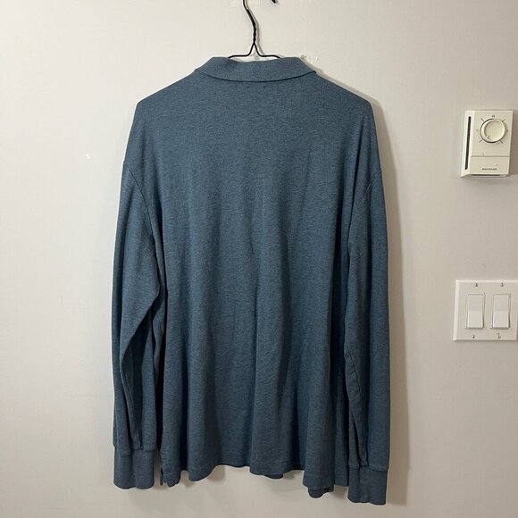 Polo Ralph Lauren Logo-Embroidered Classic Fit Long-Sleeve Shirt Men's XL Preppy - Picture 3 of 10